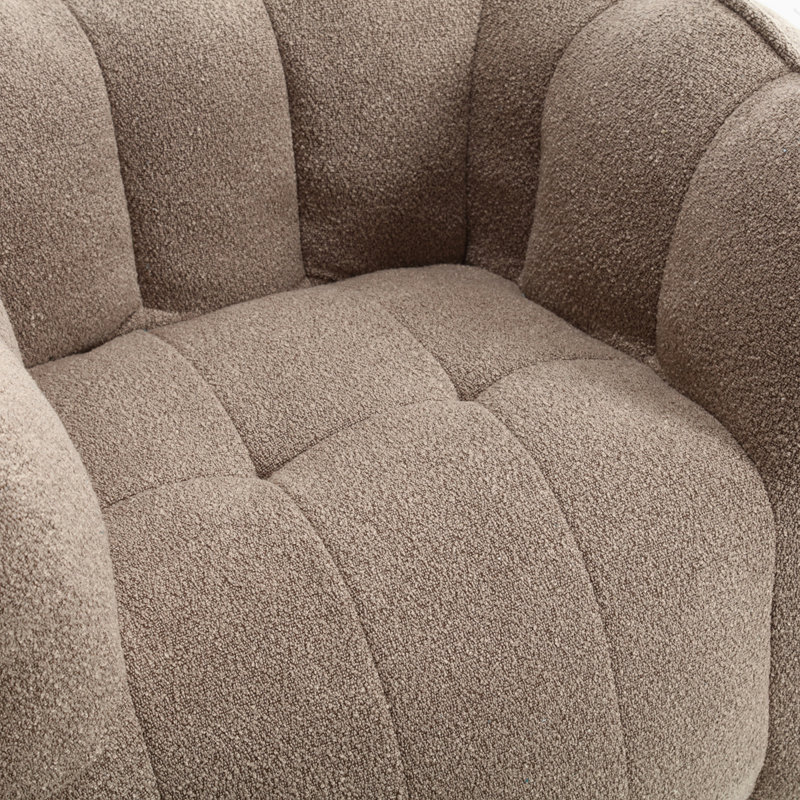 Canapé rembourré Sofas, Chenille café, 25.00" H × 41.20"W × 32.30"D