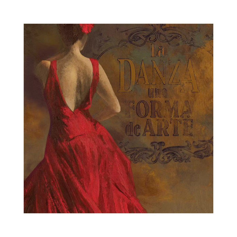 La Dance I by Aimee Wilson - Wrapped Canvas Painting, 66.04 cm H x 66.04 cm W x 3.175 cm D