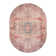 Griffey Vintage Boho Machine Washable Red/Blue Non-Slip Backing Area Rug