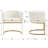 Modern Barrel Dining Chair With Backrest And Armrests Side Chair For Dining Room, Parlor And Balcony-75174707-75174708