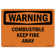 SignMission Combustible Keep Fire Away Sign | Wayfair