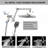 Dual Shower Head With Handheld Spray - High Pressure Rainfall Shower System, 3+1 Spray Modes, Includes 3-Way Diverter & Adjustable Extension Arm-112707695