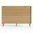 55.1" W Fluted 9-Drawer Double Dresser For Bedroom, Modern Chest Of Drawers With Deep Drawers, Curved Profile Design, Wood Drawer Organizer For Living Room, Hallway, Nursery, Hallway Closet-1445189509
