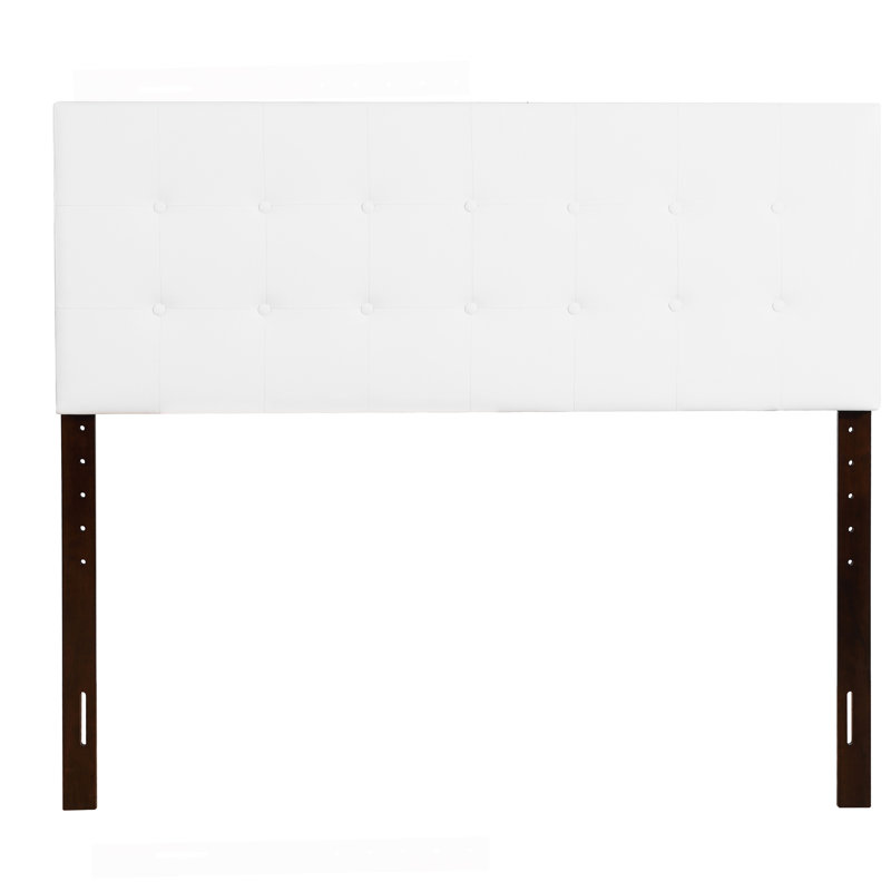 Stylish Upholstered Headboard For Bedrooms, Full/Double, White