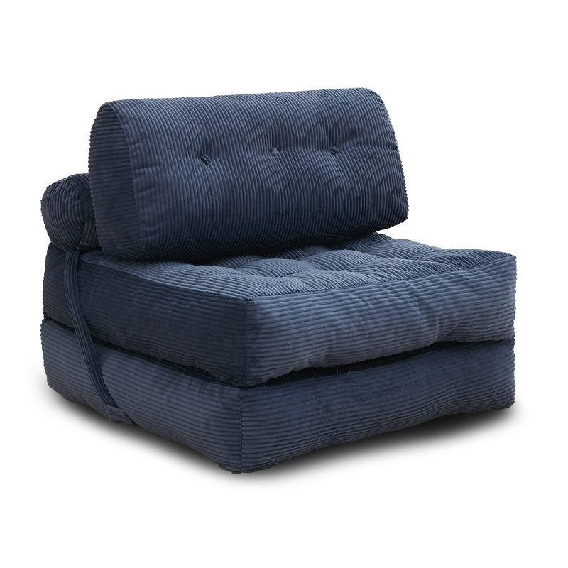 Fauteuil convertible avec canapé-lit Boneless, Bleu