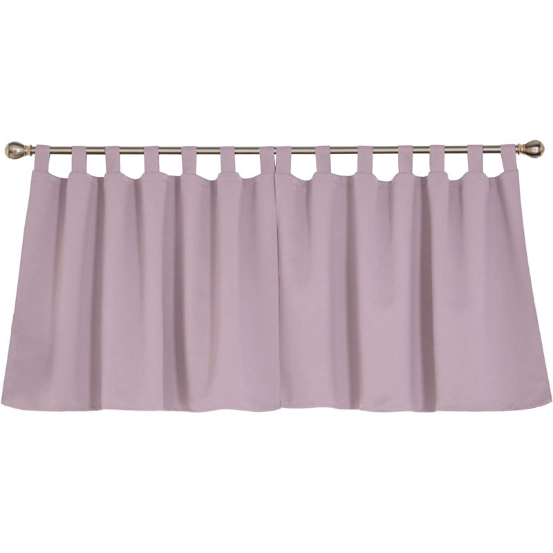 Blackout Curtain Pair, Light pink, 132cm wide x 92cm high