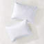 Couvre-lit blanc 3 pièces très grand / très grand - microfibre réversible, rembourré, charmant, lavable à la machine, rembourrage à 100%, douillet