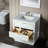 Venice 30"x21"x33" Solid Wood Bath Vanities and Vanity Top in Carrara White-63972719