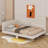 Silvan Upholstered Daybed Bed with Headboard and Armrest-719477251-719477248