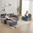 Modern Memory Foam Pet-Friendly Cloud Modular Sectional Sofa for Living Room-117627891