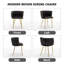 Chaise d'appoint rembourrée en velours Evanni-316044271-333893682