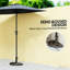Porte-parasol décoratif d'extérieur