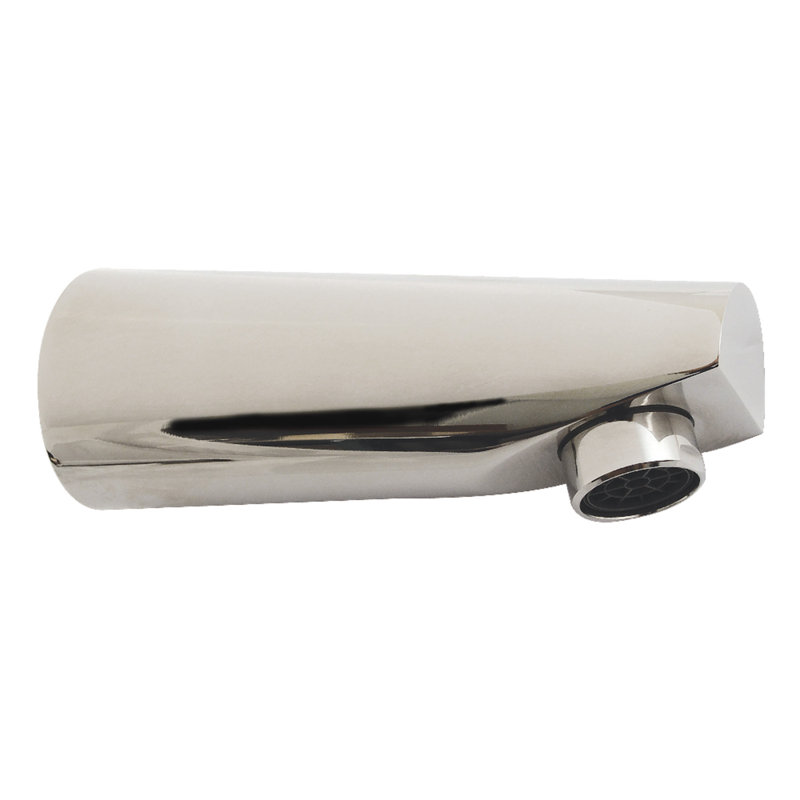 Douchette de baignoire sans inverseur 5-7 / 8 po Kingston, Nickel poli
