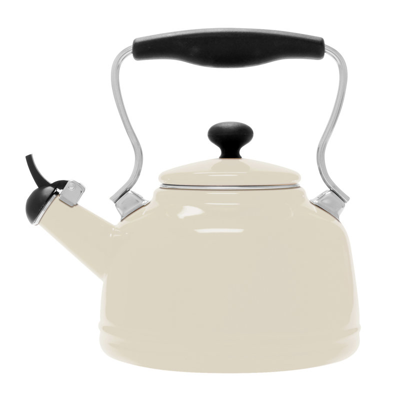 Chantal Vintage 1,7 pte Bouilloire Whistling, Amande