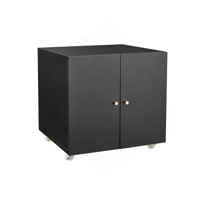 Graylen Metal Printer Stand with Storage Mobile Printer Tables for Small Spaces