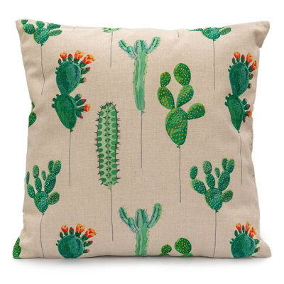 Indoor / Outdoor Floral Square Cushion