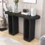 Console Art-Inspired avec pieds sculpturaux ovales