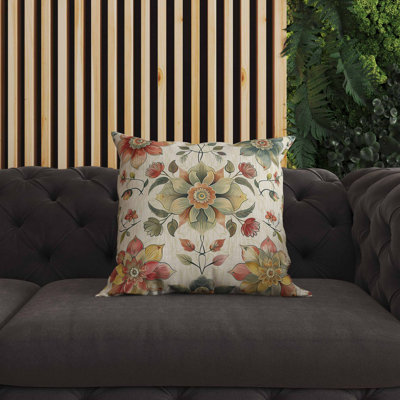 Coussin intérieur / extérieur Retro Floral