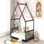 Lit double pleine grandeur en métal, noir-986178310-986178311