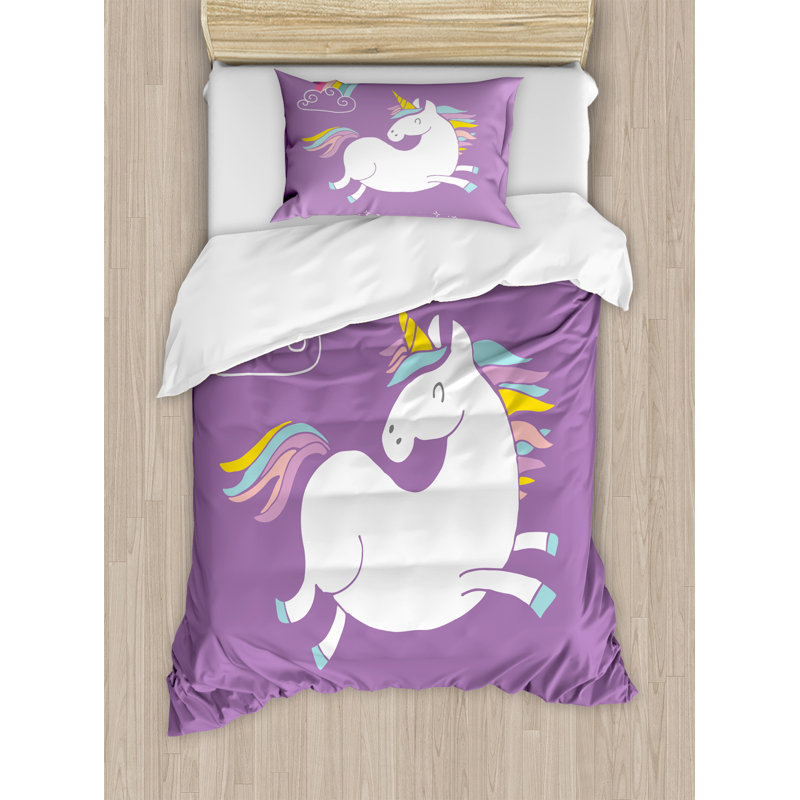 Unicorn Home And Kids [EU ONLY] Duvet Cover Set, Twin