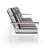 Townsend Metal Outdoor Sofa With Sunbrella Cushion-116233357