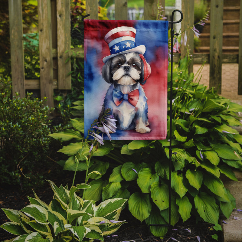 Drapeau patriotique du jardin américain, Shih tzu