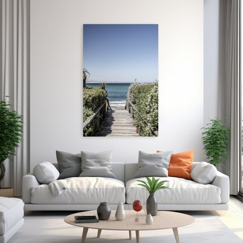 Art contemporain, architecture abstraite, art de plage, H 60 po x l 40 po