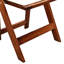Chaise pliante rembourrée