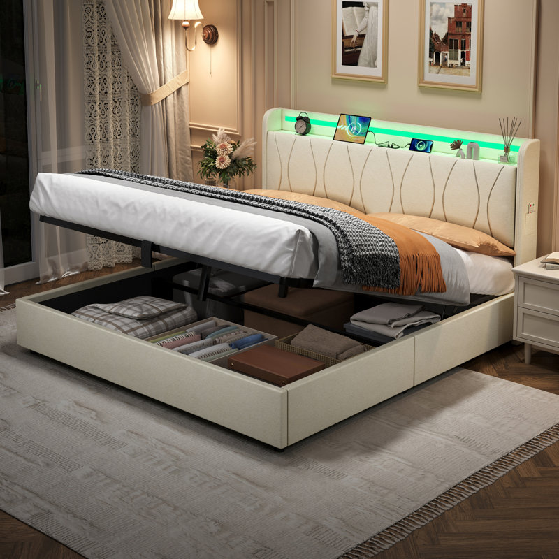 Solid Wood Bed