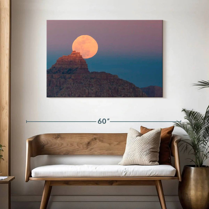 Alvord Grand Canyon Super Moon, 30" H x 45" W