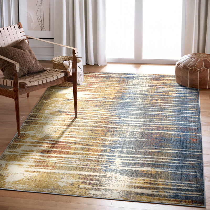 Aamaira Southwestern Indoor Rug, Rectangle 6' x 9'