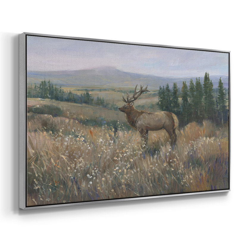 «Western Wildlife II», reproduction d'art sur toile, H 27 po x l 41 po x P 2 po, Argent