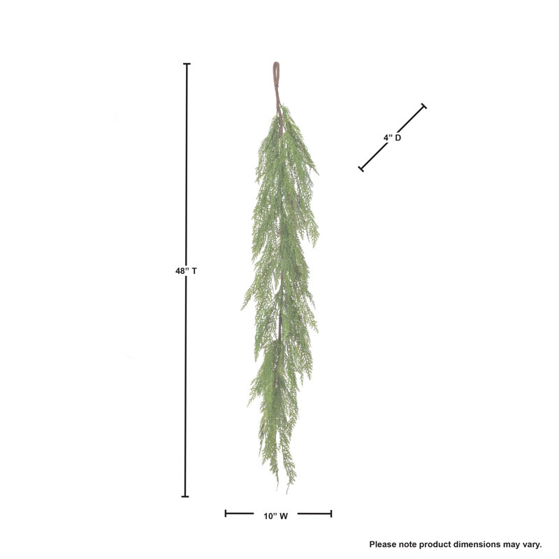 48'' in. Faux Cedar Garland
