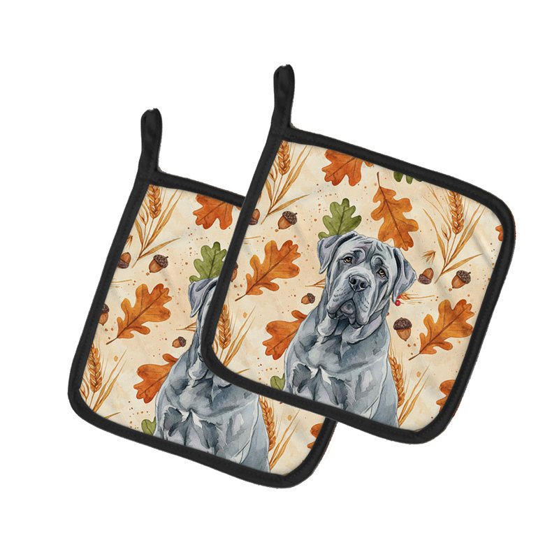 Paire de porte-casseroles bleus Napolitan