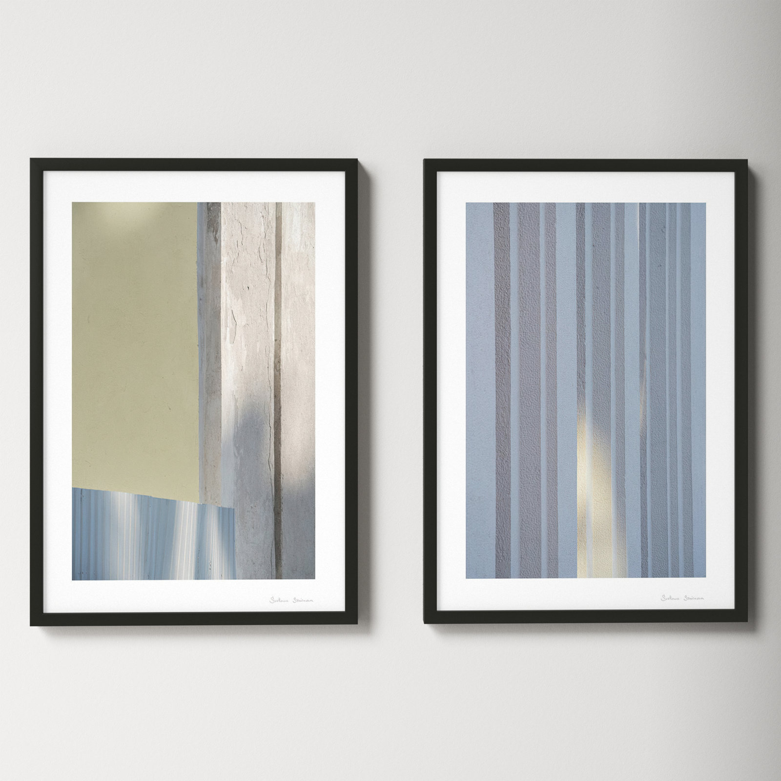 Sun And Concrete by Svetlana Smirnova, Black, 25" H x 17.5" W x 1.25" D