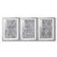 Vibrato I - 3 Piece Single Picture Frame Print Set-230130216-230130223