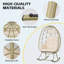 Fauteuil berçant intérieur / extérieur en osier avec coussin et coussin, chaise longue pliable en osier et rotin cocon-129390736-129390747