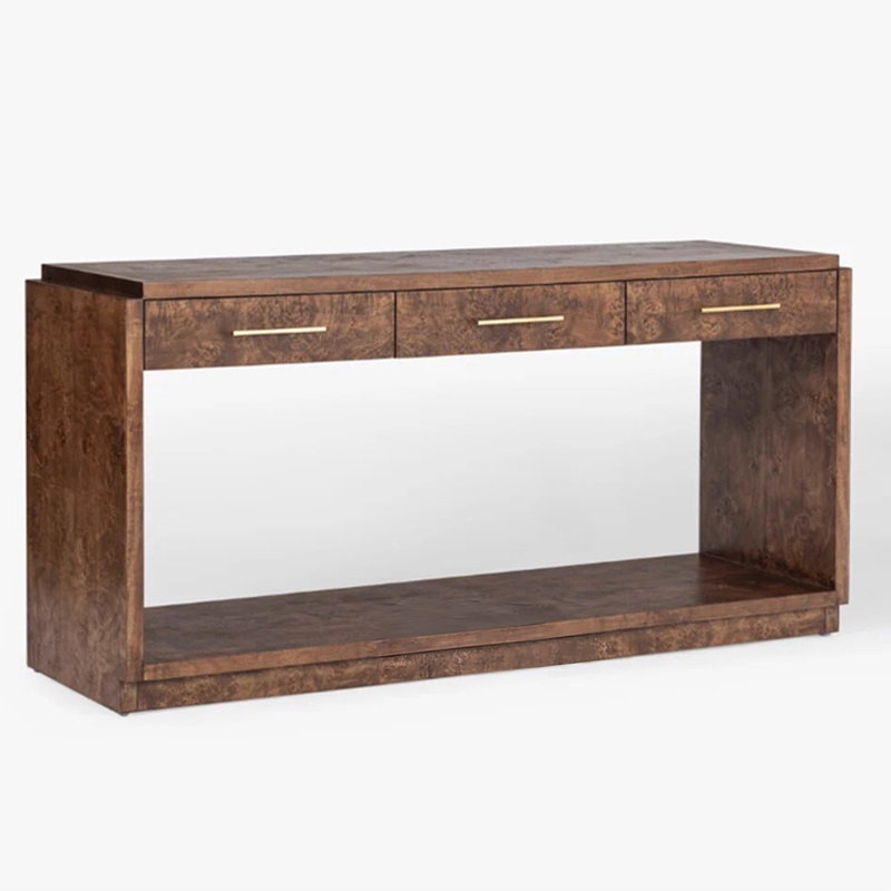 Wabi-sabi-style retro simple console table