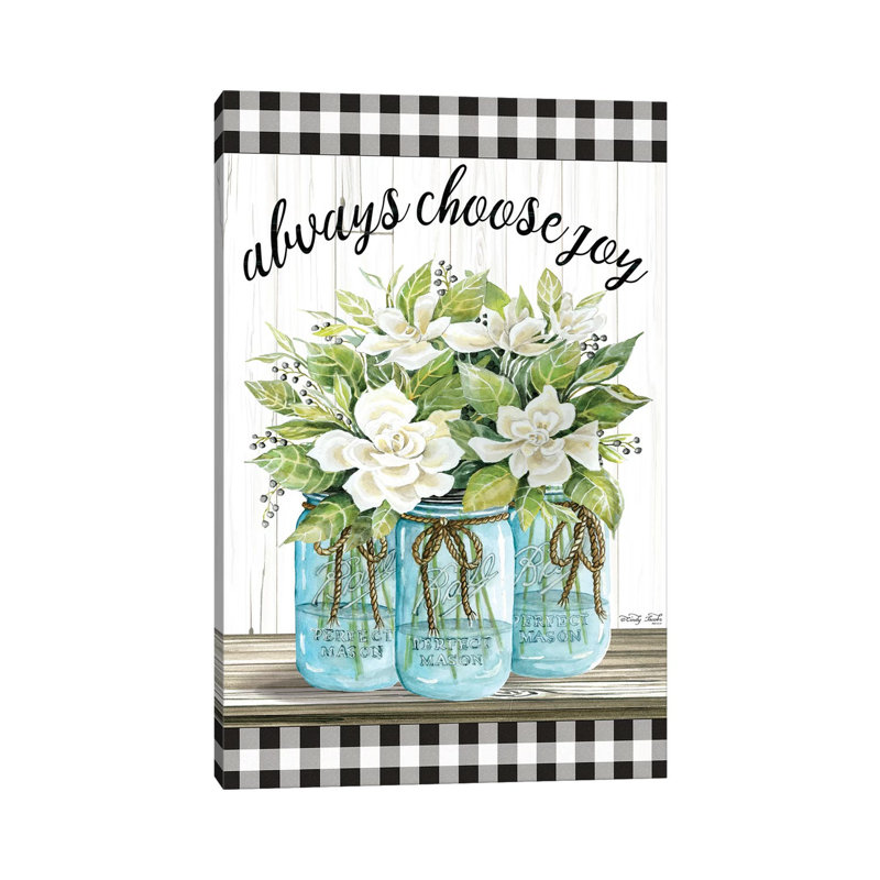Always Choose Joy 1 Piece Wrapped Canvas Wall Art, 66.04 cm H x 45.72 cm W x 3.175 cm D