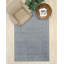 Tapis gris intérieur en laine noué à la main élégant et durable-26007101