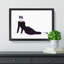 Audrey Hepburn in Abstract - Picture Frame Painting Print on MDF-55686739-55686741