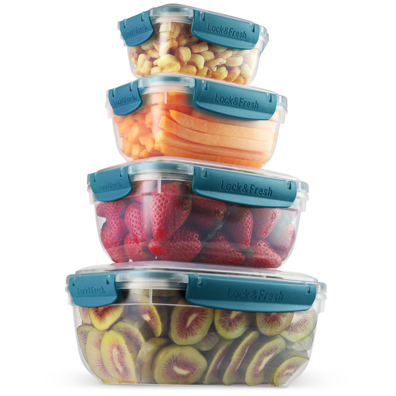 Contenant alimentaire 13 oz Domari, Bleu
