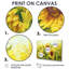 Bright Yellow Sunny Sunflowers - impression d'art graphique-116160367-33219473-18435114