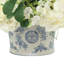 Mixed Hydrangeas and Buds in Decorative Vase