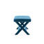 Banc rembourré en velours Mid-Century-821812409