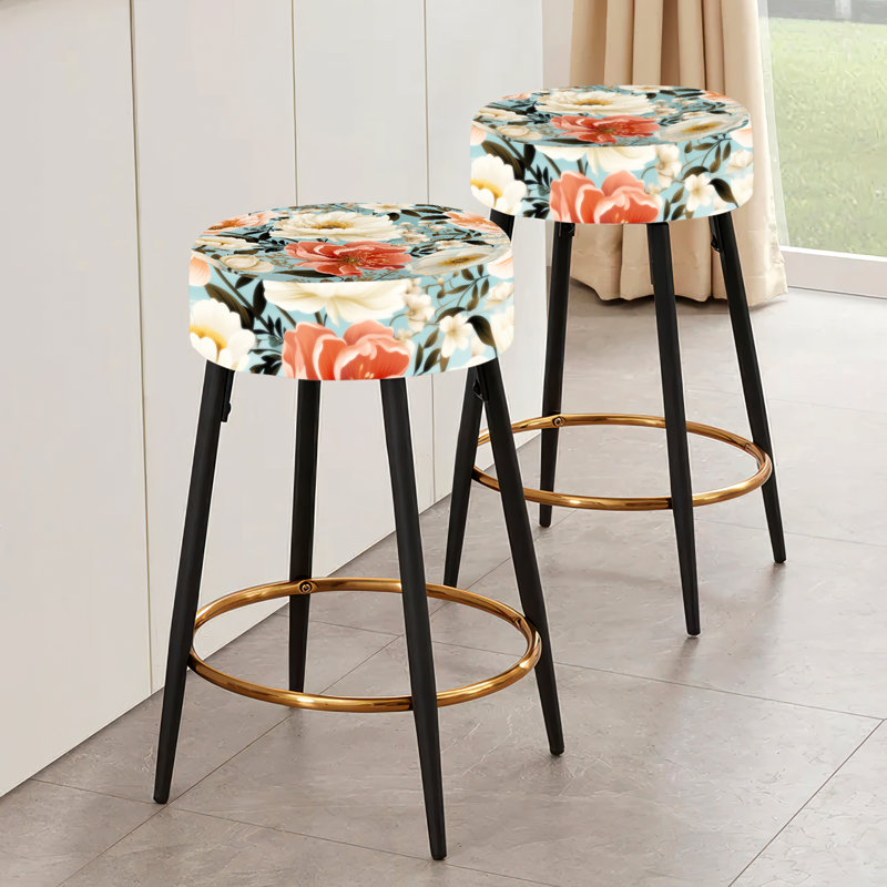 Ensemble de 2 tabourets de bar Boho