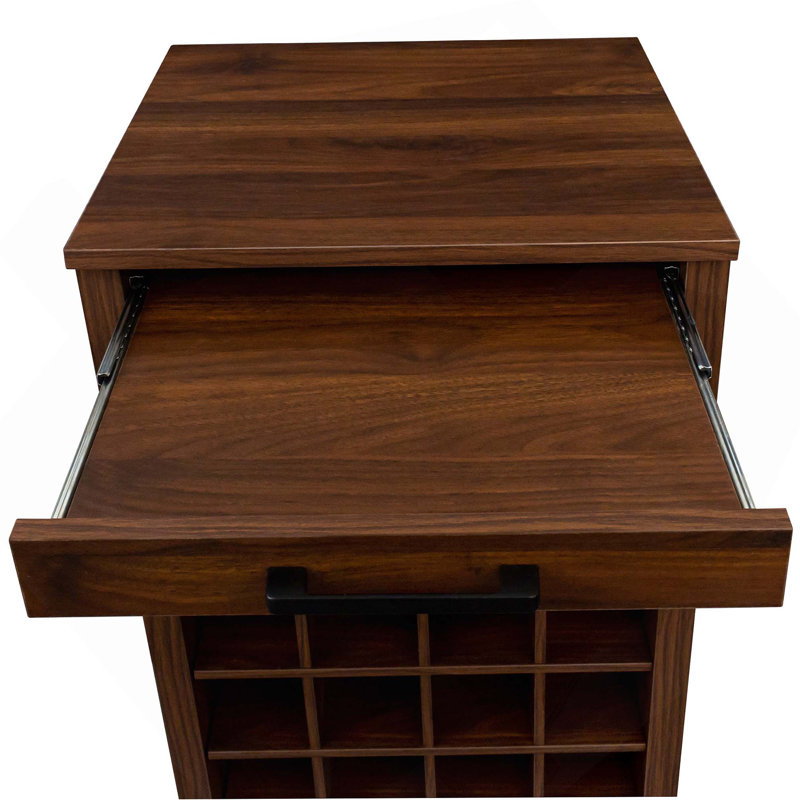 Buffet de bar à vin brun modulaire de couleur noyer 24 boards Buffets, Noyer brun