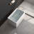 Acrylic Spacious Rectangle Shape Freestanding Bathtub With Chrome Overflow & Pop-Up Drain
