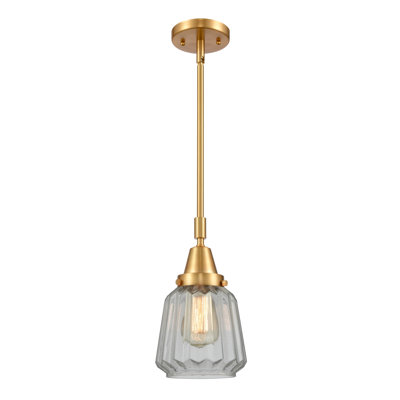 Luminaire suspendu cylindrique à 1 lumière Caggiano
