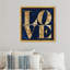 Toile pour chambre à coucher bleu marine-71080133-71080132